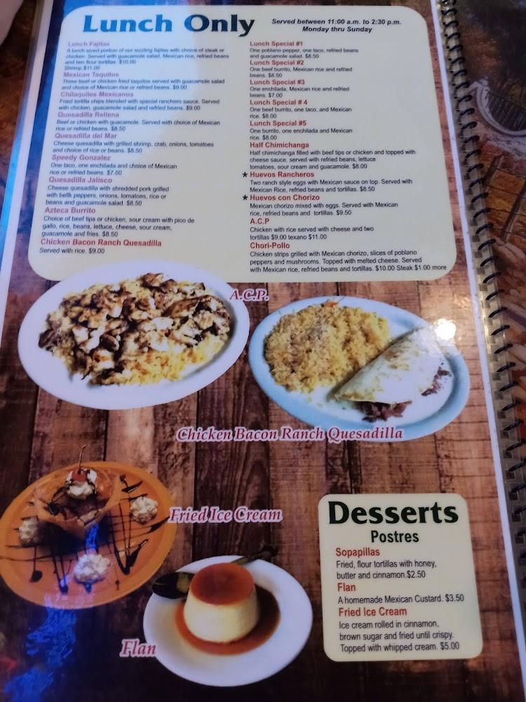 Canelos Mexican Family Restaurant Menu image 3